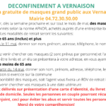 Communiqué Mairie masques 7 mai 2020